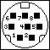 8Pin MiniDIN Buchse