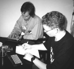 v.l. Volker Hamann, Corvin Falk